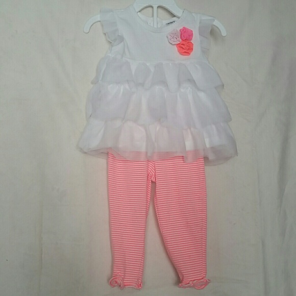 🌼Carter's Sleeveless Top & Bottom Set🌼 - Picture 1 of 8